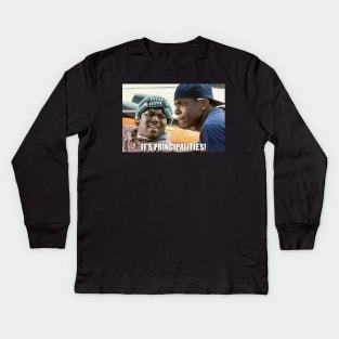 Funny Friday Movie Big Worm Bye Felicia Smokey Principles Kids Long Sleeve T-Shirt